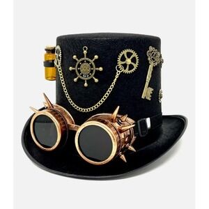 Steampunk Top Hat Time Traveler Halloween Costume Cosplay